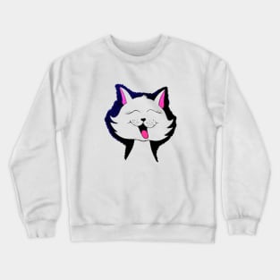 Laughing Cat Crewneck Sweatshirt